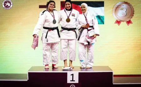 صفا سليمان تتألق وتحصد ذهبية بطولة آسيا المفتوحة للجودو