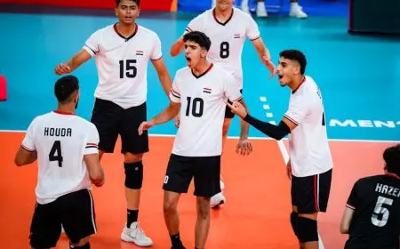 منتخب مصر للشباب يتألق ويهزم تايلاند في بطولة العالم لكرة الطائرة بالصين