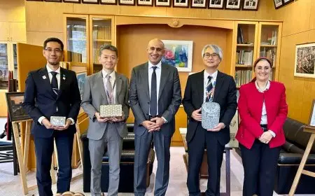 وزير التعليم يستعرض أحدث التطورات بمدرسة كوازاه الفنية الصناعية في طوكيو