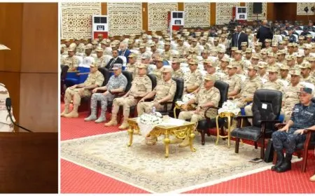 وزير الدفاع يجتمع مع أبطال المنطقة الغربية العسكرية لدعم القوات المسلحة