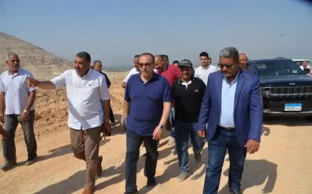 محافظ أسيوط يجري جولة ميدانية لتحديد مسارات الطريق الجديد بين البداري والبحر الأحمر وتعزيز الإحداثيات