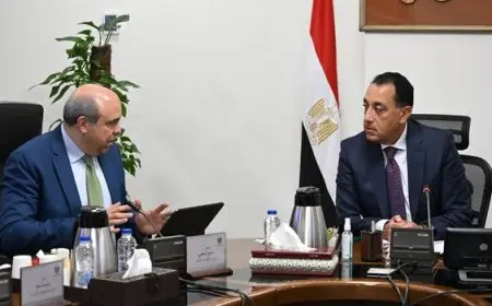 رئيس الوزراء يستعرض آخر المستجدات في تنفيذ مشروع مبنى 4 بمطار القاهرة الدولي