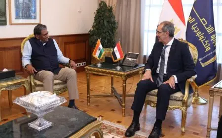 وزير الاتصالات المصري يلتقي سفير الهند في القاهرة لتعزيز التعاون في الذكاء الاصطناعي