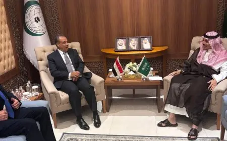 وزير الخارجية ونظيره السعودي يعززان الموقف الموحد ضد العدوان الإسرائيلي وسياسة التجويع في غزة