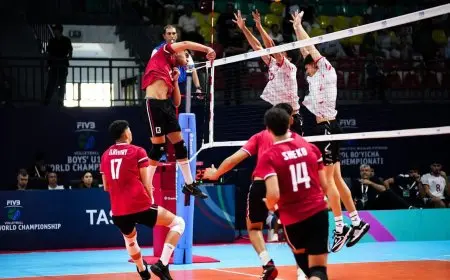 مصر تحقق انتصار مذهل على الصين في عقر دارها بمباراة مثيرة ضمن مونديال الطائرة للشباب