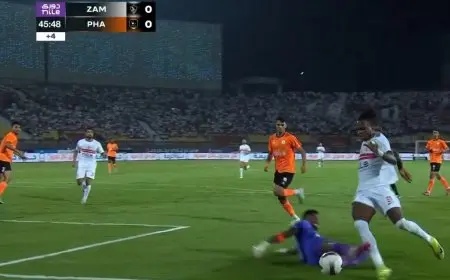 تعادل سلبي بين الزمالك وفاركو في الشوط الأول بالدوري المصري