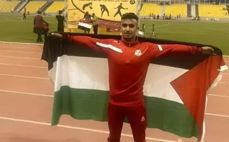 استشهاد العداء الفلسطيني علام عبد الله العمور بنيران الاحتلال الإسرائيلي في غزة تفاصيل مروعة