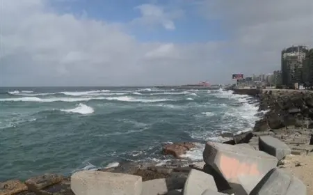 ارتفاع الأمواج بالبحر المتوسط هل مصر على موعد مع تسونامي قريب فيديو