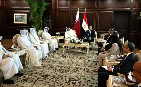 رئيس الوزراء يبحث مع نظيره القطري تعزيز جهود وقف إطلاق النار في قطاع غزة