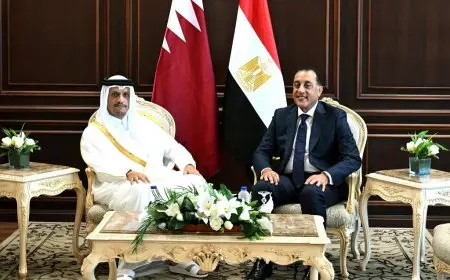 رئيس وزراء قطر يعلن عن استثمار 7.5 مليار دولار في مصر لتعزيز الشراكة الاقتصادية