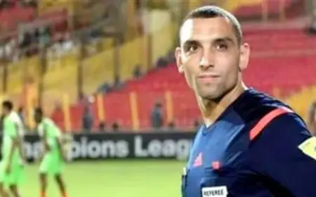 محمود بسيوني يقود مباراة الزمالك ووادي دجلة كحكم في الدوري المصري