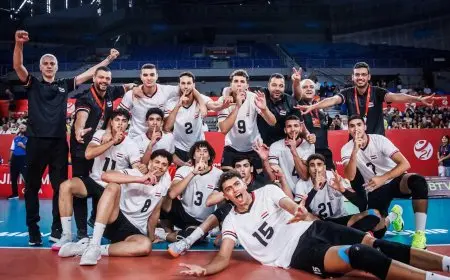 شباب الفراعنة يتألقون ويحققون الفوز أمام تركيا في مونديال الطائرة بالصين