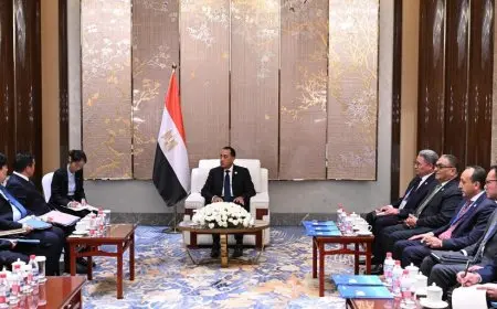 رئيس الوزراء يبحث مع مسؤولي TBEA الصينية فرص التعاون في هندسة الطاقة وإنتاج المعدات الكهربائية