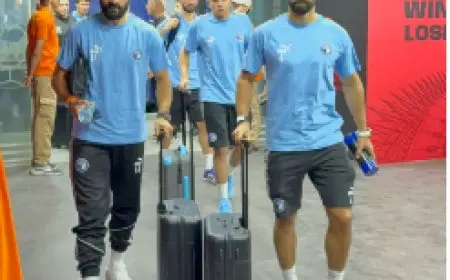 بيراميدز يتوجه إلى استاد السلام قبل موقعة الأهلي الحاسمة في الدوري