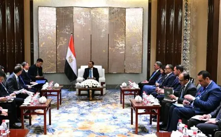 مدبولي يجتمع مع رئيس شركة هندسة الطاقة الصينية في بكين لتعزيز التعاون الاقتصادي