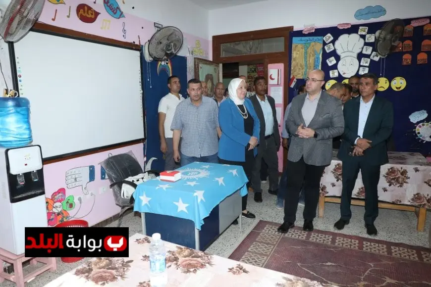 محافظ بني سويف يزور لجان انتخابات مجلس الشيوخ قبيل بدء التصويت بساعة