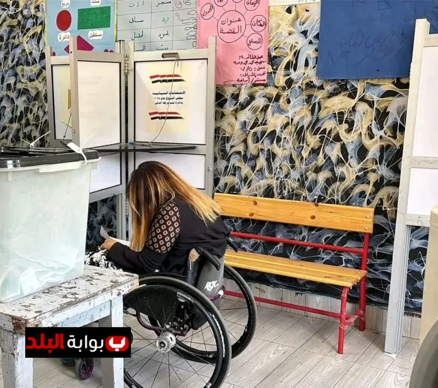 المشرف العام على شؤون ذوي الإعاقة تشارك في انتخابات مجلس الشيوخ 2025 بصوتها المميز