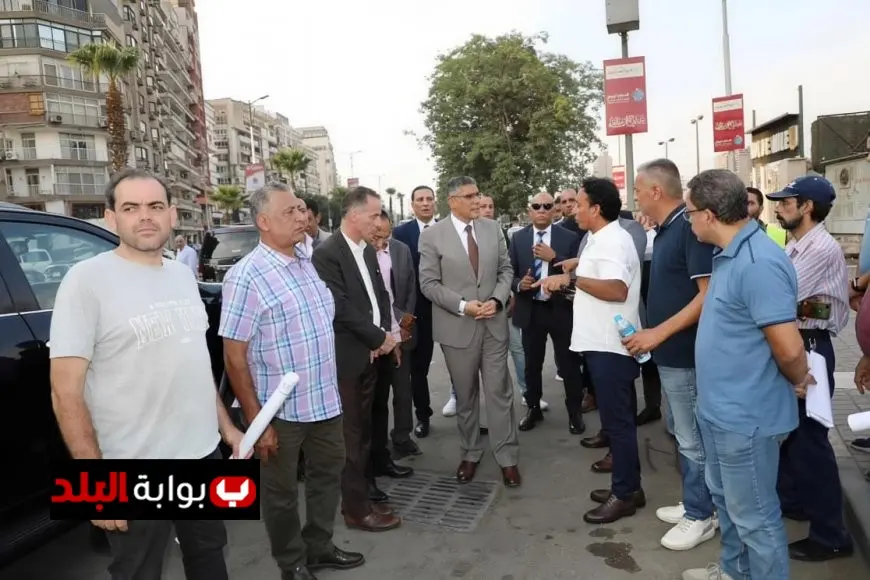 محافظ الجيزة يزور مشروع محطة مياه جزيرة الدهب لضمان عدم تكرار أزمة انقطاع الكهرباء