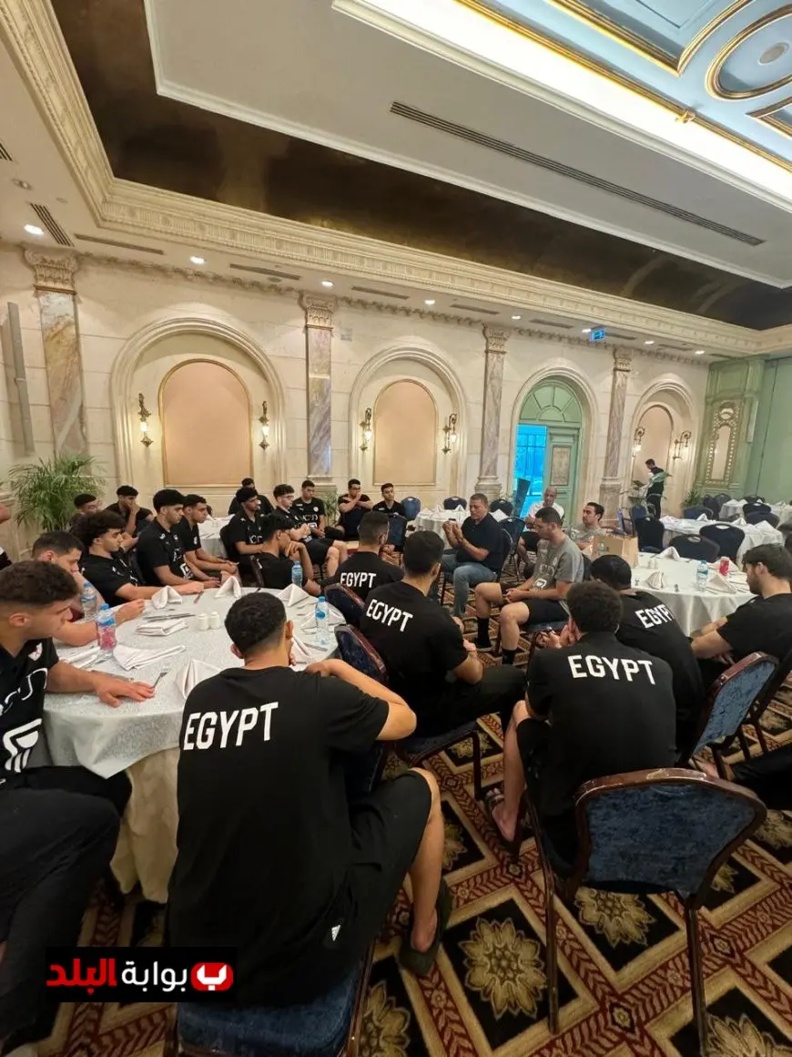 تحفيز خالد فتحي لمنتخب ناشئي اليد قبل مباراة أيسلندا في المونديال