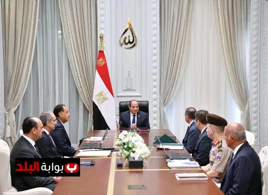 الرئيس السيسي يجتمع برئيس الوزراء ووزيري الداخلية والاتصالات لتعزيز التعاون الحكومي