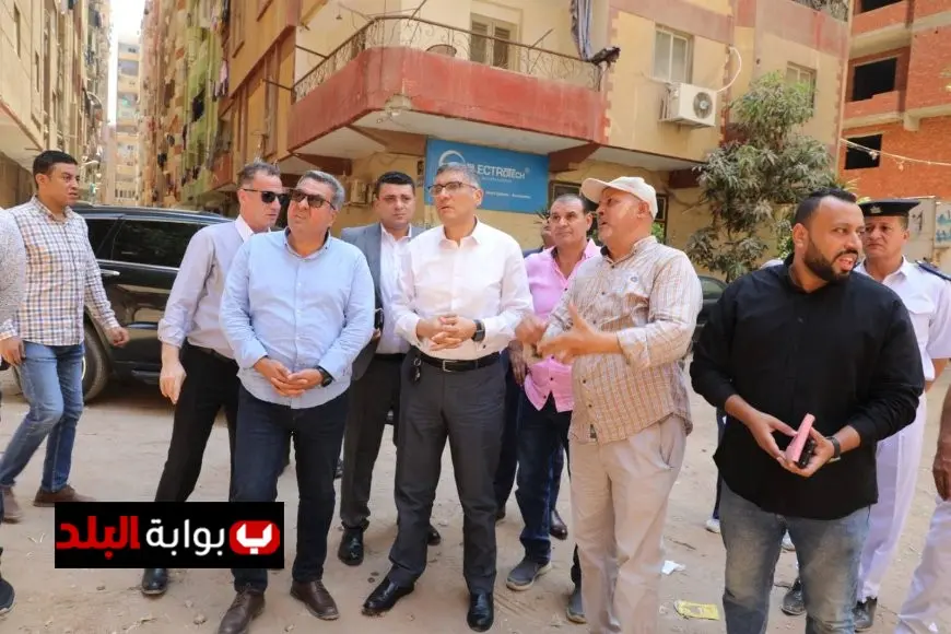 محافظ الجيزة يتابع إزالة 6 أبراج مخالفة في شارع اللبيني بحي الهرم