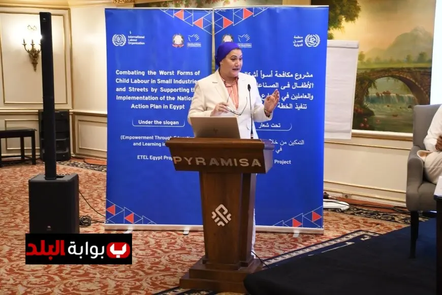 رئيسة القومي للطفولة تشارك في اجتماع اللجنة التوجيهية لمواجهة ظاهرة عمل الأطفال