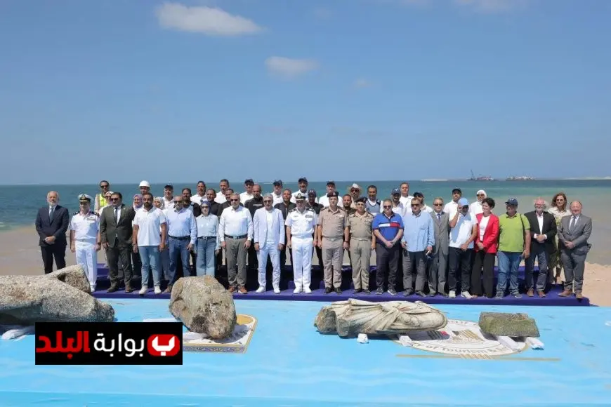 اكتشاف مدينة رومانية أثرية غارقة في مياه أبو قير بالإسكندرية تضم معابد ومبانٍ وصهاريج مذهلة