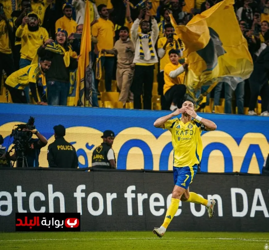كريستيانو رونالدو يتألق في نهائي السوبر السعودي مع النصر ضد الأهلي