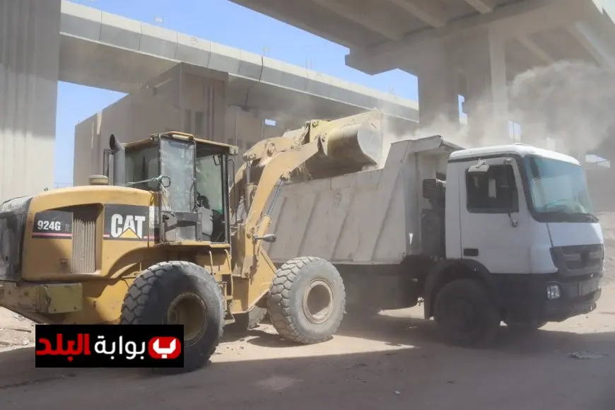 محافظة الجيزة تتعهد برفع 500 طن من المخلفات والرتش في أسفل محور الفريق كمال عامر ومحيط مستشفى بولاق