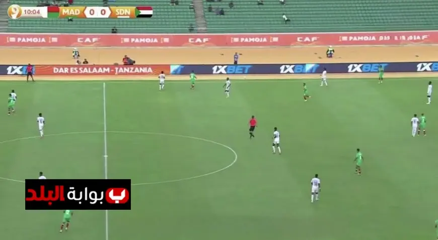 شوط أول نخوضه بالتعادل السلبي بين السودان ومدغشقر في نصف نهائي بطولة أمم أفريقيا للمحليين