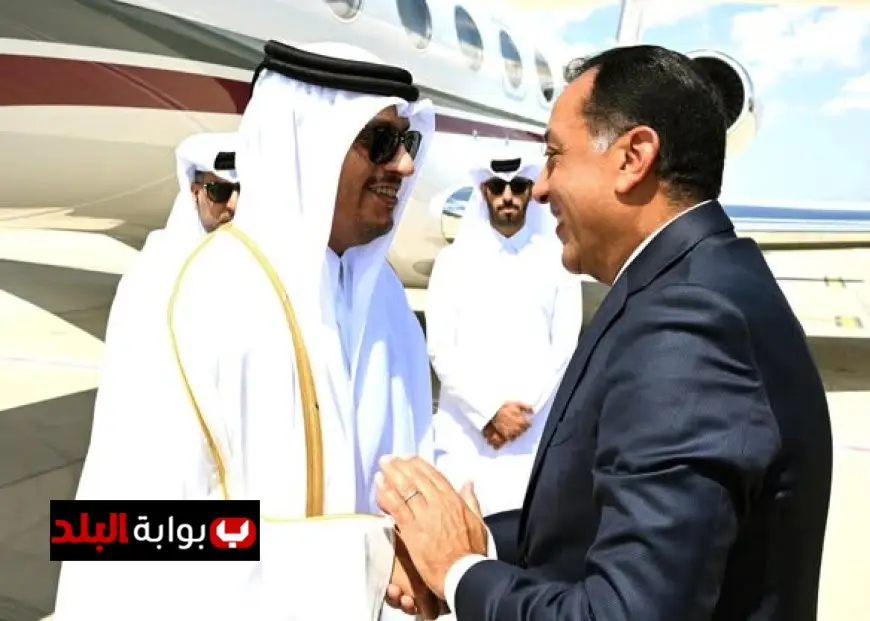 مدبولي يستقبل رئيس وزراء قطر في مطار العلمين الدولي لتعزيز العلاقات الثنائية