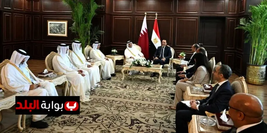رئيس الوزراء يبحث مع نظيره القطري تعزيز جهود وقف إطلاق النار في قطاع غزة