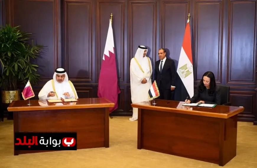 وزيرة التضامن ووزير المالية القطري يوقعان اتفاقية تعاون قوية في مجال المعاشات والتأمينات