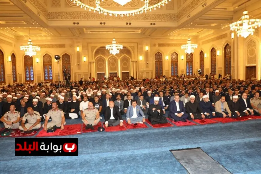 محافظ القاهرة ووزير الشباب والأوقاف يشاركون في صلاة الجمعة بمسجد العلي احتفالًا بالمولد النبوي