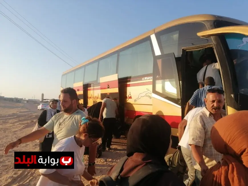 سبعة أتوبيسات من سوبر جيت وستة من غرب ووسط الدلتا لخدمة ركاب قطار مطروح