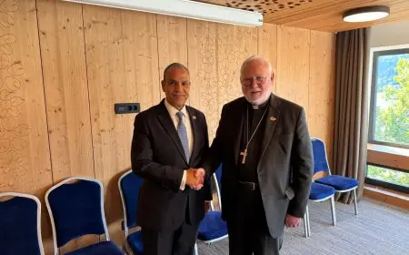 عبد العاطي يناقش القضايا المشتركة مع وزير خارجية الفاتيكان في منتدى بليد بسلوفينيا