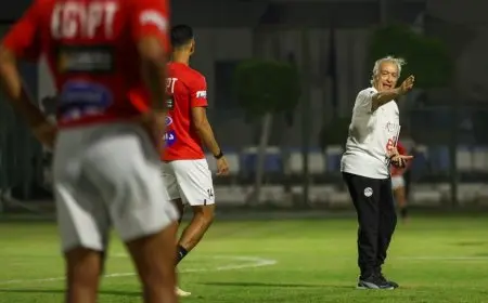 منتخب مصر لكرة القدم يستعد لمواجهة تونس في كأس العرب 2023