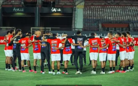 منتخب مصر يبدأ تدريباته استعدادا لمواجهة إثيوبيا في تصفيات كأس العالم 2026