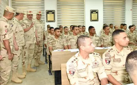 رئيس الأركان يستعرض التطورات في المنظومة التعليمية بالمعاهد العسكرية التخصصية لضباط القوات المسلحة