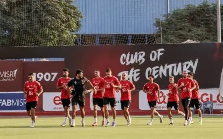 الجهاز الفني المؤقت يبدأ أولى تدريبات الأهلي استعدادا لمواجهة إنبي