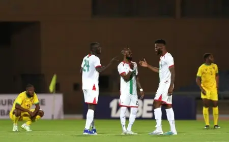 بوركينا فاسو تسحق جيبوتي بستة أهداف في تصفيات كأس العالم ضمن مجموعة مصر