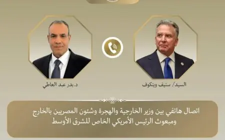 وزير الخارجية يناقش حرب غزة والملف النووي الإيراني في اتصال مع ويتكوف