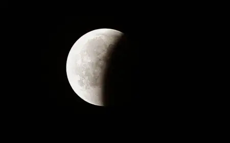 خسوف القمر ظاهرة كونية ونداء روحي للصلاة والدعاء