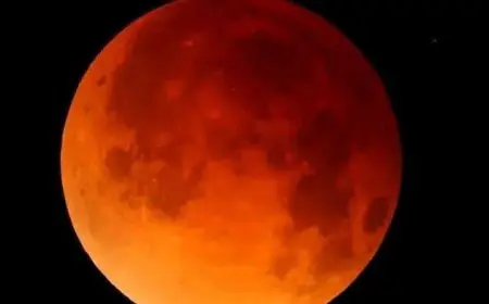 خسوف القمر يضيء سماء مصر ويحظى بمتابعة واسعة في نهاية الظاهرة