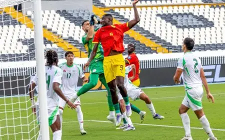 الجزائر تتعادل مع غينيا في تصفيات كأس العالم وتقترب من التأهل بفارق 3 نقاط