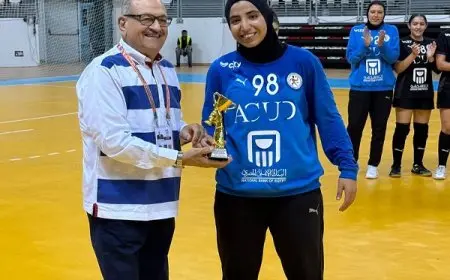 جهاد وائل تتألق كأفضل لاعبة في مباراة مصر ضد بوركينا فاسو ببطولة إفريقيا لكرة اليد