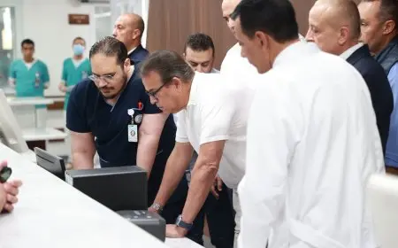 وزير الصحة ومحافظ الأقصر يزوران المنشآت الطبية في جولة تفقدية لتحسين الخدمات الصحية بالمحافظة