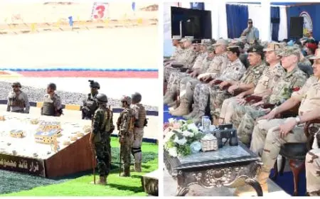 رئيس الأركان يراقب تنفيذ نشاط مميز في تدريبات النجم الساطع 2025