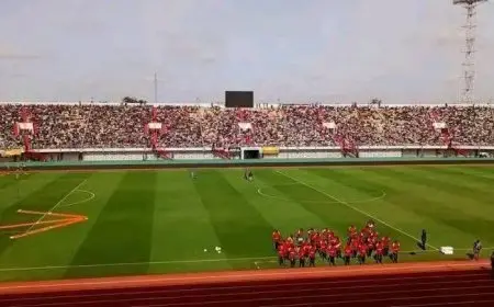 أمطار غزيرة تؤثر على ملعب 4 أغسطس قبل مواجهة مثيرة بين مصر وبوركينا فاسو