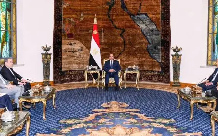 الرئيس السيسي يلتقي وزير خارجية إيران ومدير الوكالة الدولية للطاقة الذرية لتعزيز التعاون الثنائي